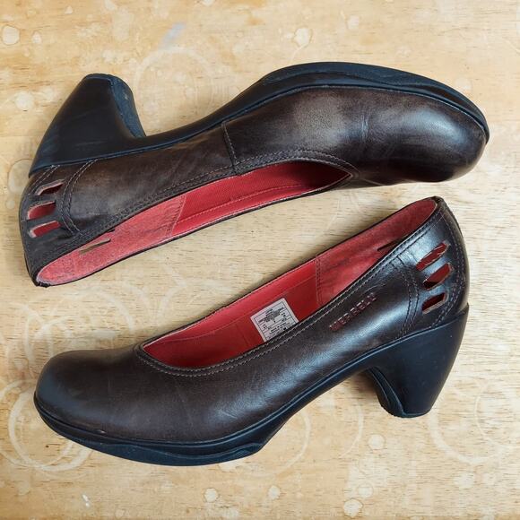 Merrell Evera Women's US 8.5 Pure Coffee Brown Cycling Pump Low Heel Shoes - Picture 5 of 9